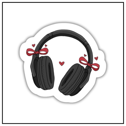 Cute Headset Sticker