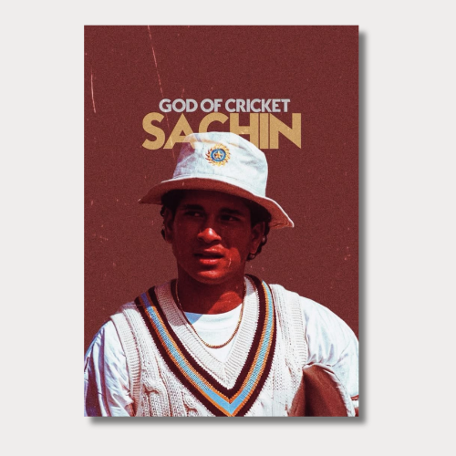 Sachin Tendulkar God Of Cricket Wall Poster