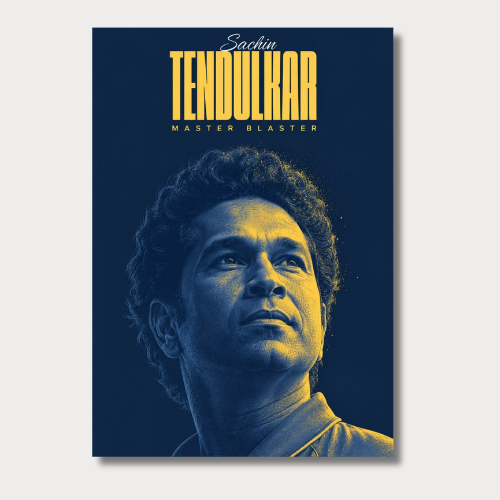 Sachin Tendulkar Master Blaster Wall Poster