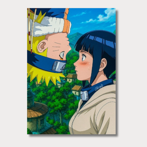 Naruto Hinata Closeup Wall Poster