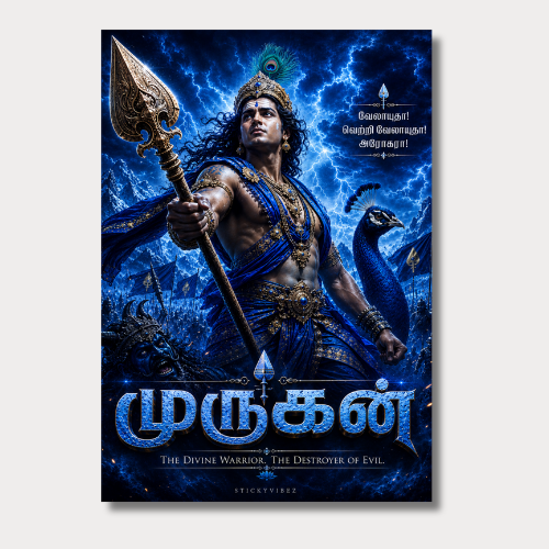 Murugan Wall Poster Collection (Set of 8)