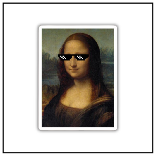 Swag Monalisa Sticker