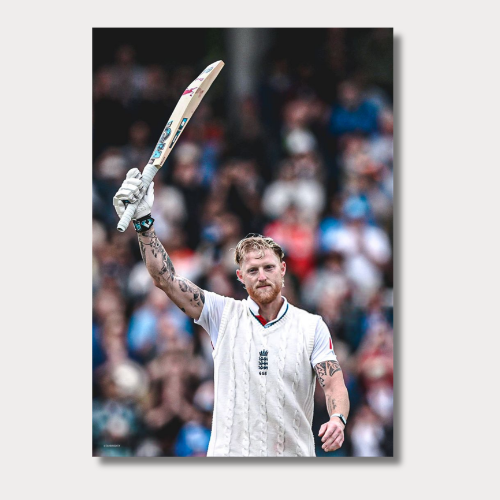 Ben Stokes Century Wall Poster