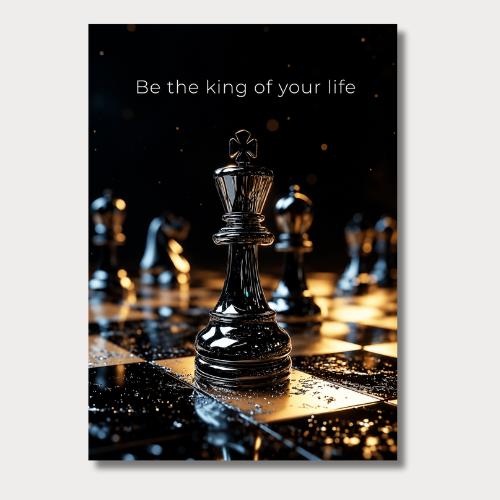 Be The King Chess Wall Poster