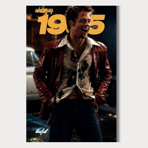 Brad Pitt Fight Club Wall Poster