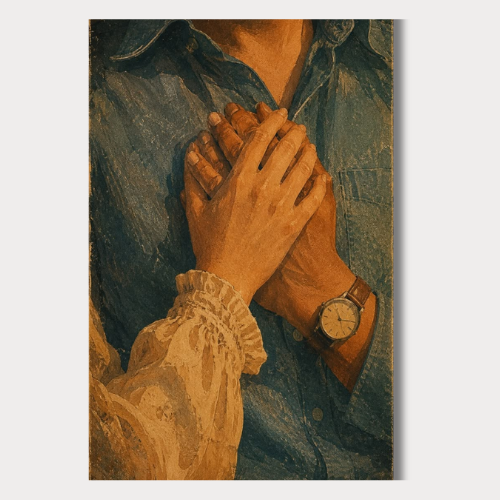 Couple Holding Hand Wall Poster