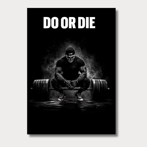 Dark Gym Do Or Die Wall Poster