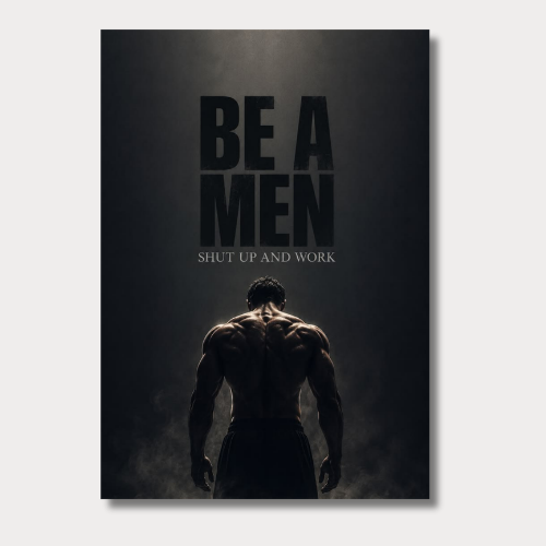 Gym Be A Men Wall Poster