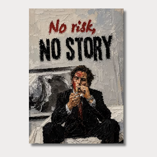 No Risk No Story Wall Poster