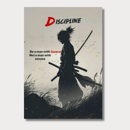 Samurai Discipline Wall Poster