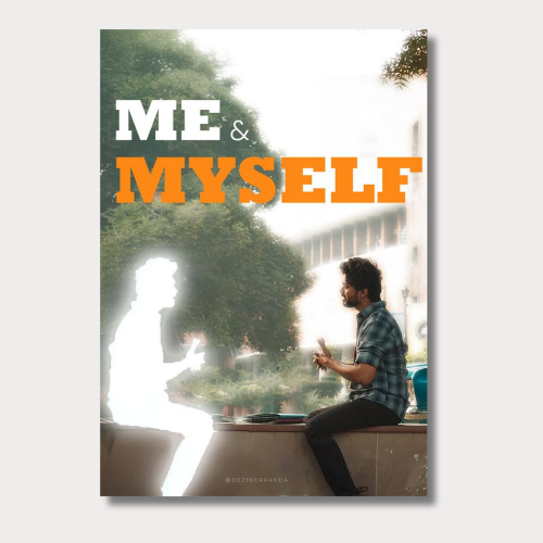 Thalapathy Vijay Me Myself Wall Poster