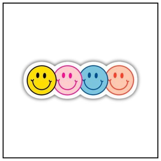 Smiley Color Sticker