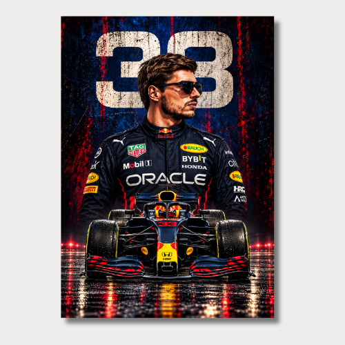 F1 Car Racing Legend Wall Poster