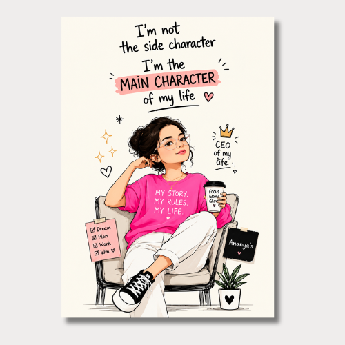 Girl Main Character Wall Poster
