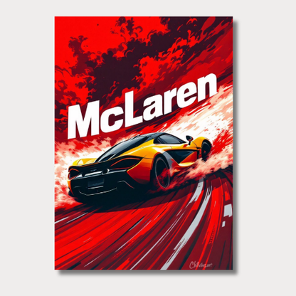 McLaren wall poster