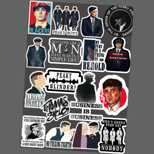Peaky Blinders Thomas Shelby Sticker Pack