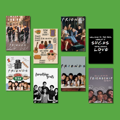 F.R.I.E.N.D.S Wall Poster Collection (Set of 8)